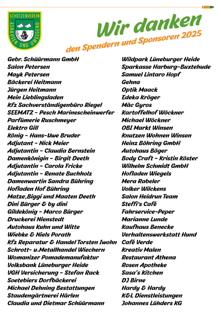 #Ashausen #SV-Ashausen #Schuetzenverein_Ashausen #Schützenverein Ashausen @Ashausen @Schützenverein Ashausen